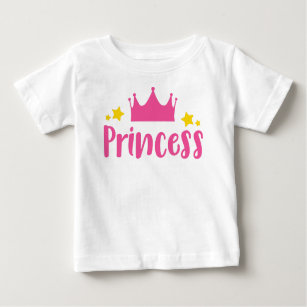 Princess, Little Princess, Crown, Stars Baby T-Shirt