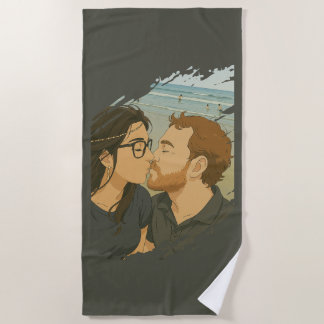 Princess love beach towel