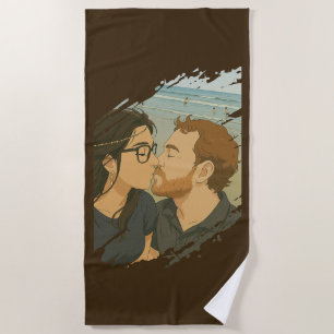 Princess love beach towel