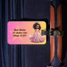 Princess Luggage Tag