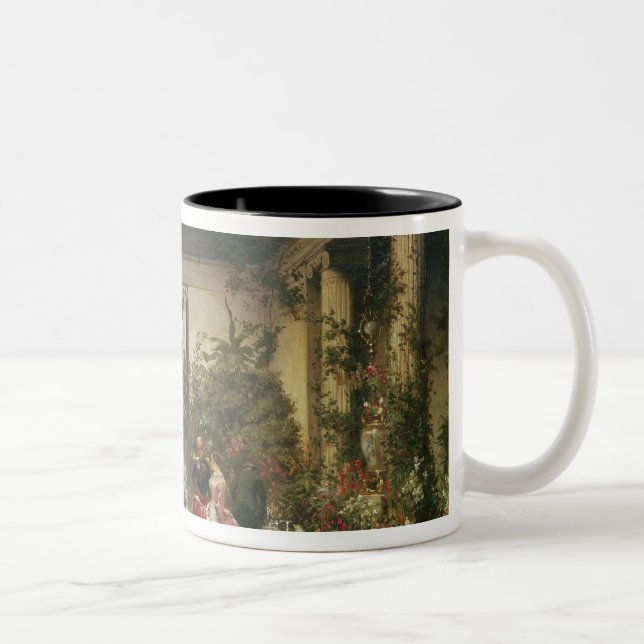 Princess Mathilde's Salle-a-Manger Two-Tone Coffee Mug (Right)