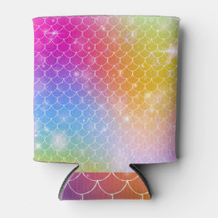 Princess Mermaid: Kawaii Scales Background Can Cooler