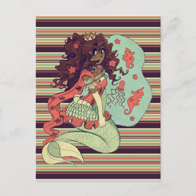 Princess Mermaid Postcard (Front)