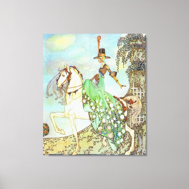 Princess Minon Minette Kay Nielsen Fine Art Canvas Print (Front)