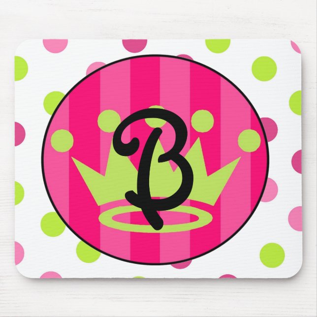 Princess Monogram mousepad (Front)
