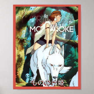 Princess monoke anime  poster