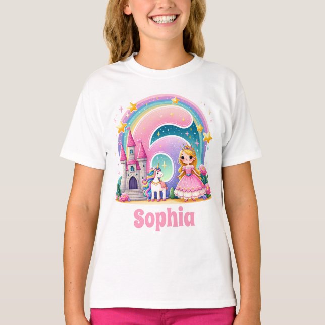 Princess name Enchanted Kingdom T-Shirt (Front)