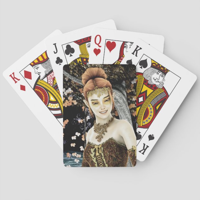 Princess of Autumn Playing Cards (Back)