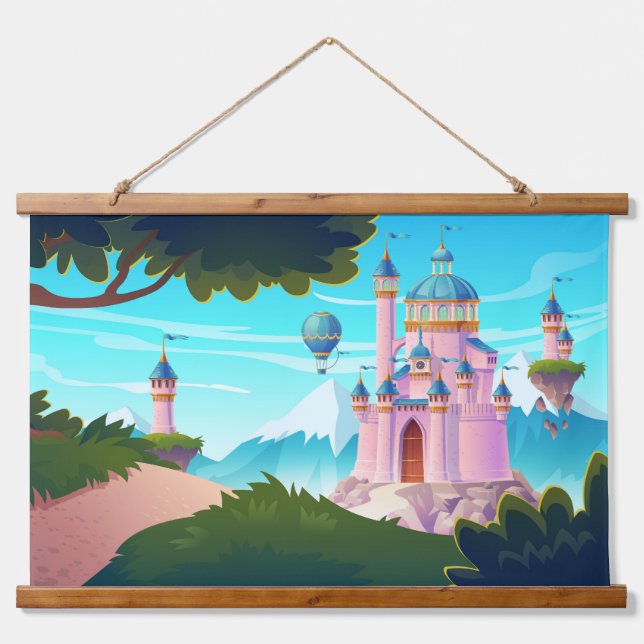 Princess of fairy palace hanging tapestry (Front)