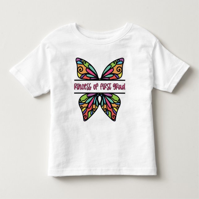 Princess Of First Grade Toddler T-Shirt (Front)
