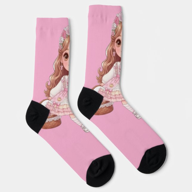 princess of hearts socks (Right)
