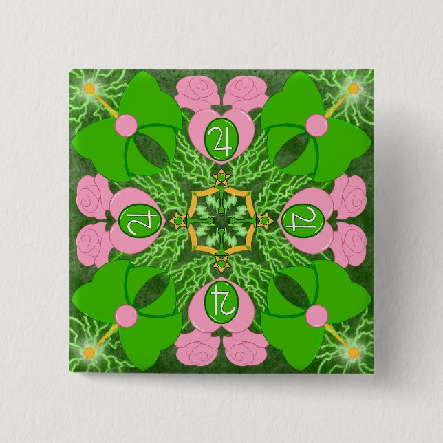 Princess of Jupiter 15 Cm Square Badge (Front)