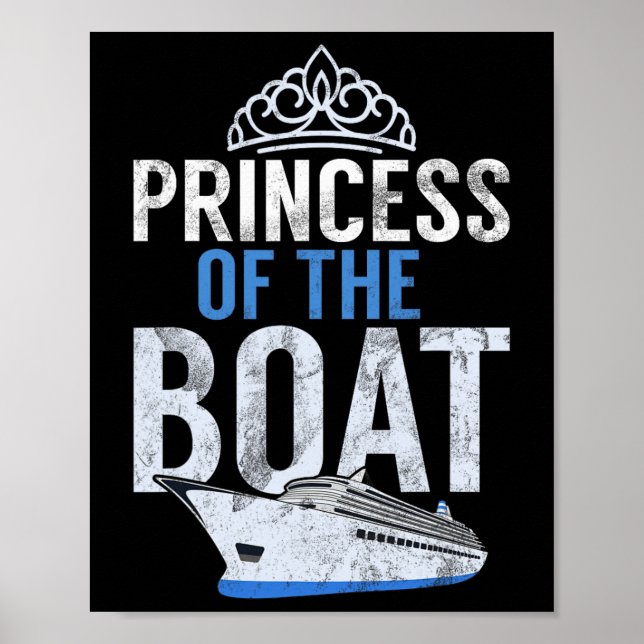 Princess Of The Boat Boating  Poster (Front)