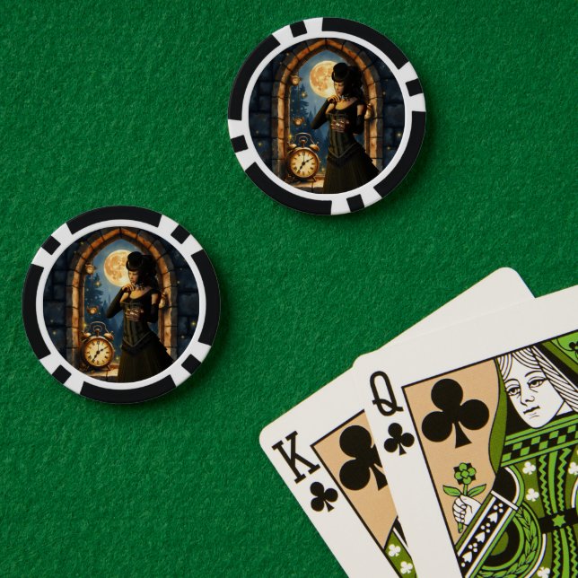 Princess of the Clocks – Keeper of Moonlit Hours.  Poker Chips (Poker Table (Double))