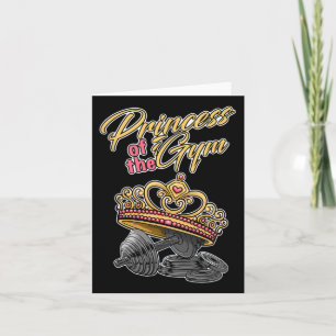 Princess Of The Gym Bodybuilding Strength Sports G Card