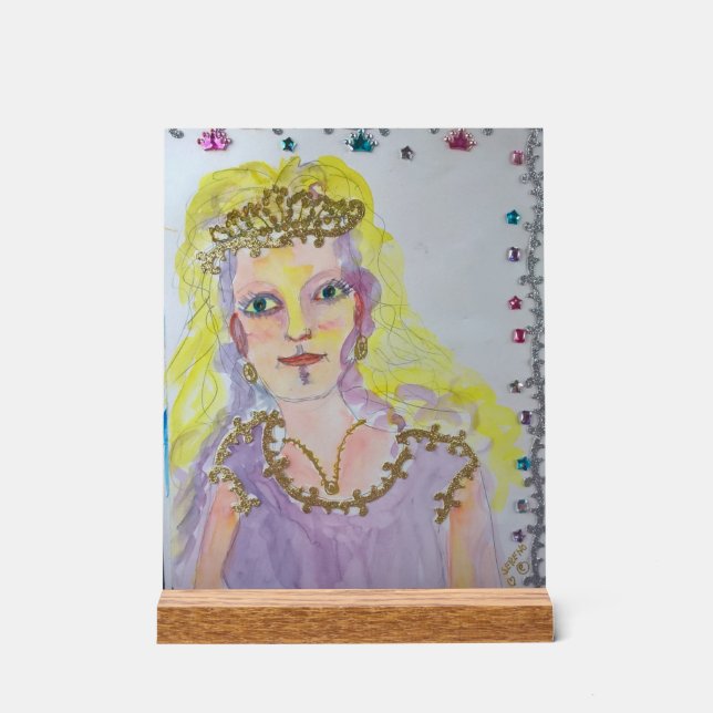 Princess of the Heart Acrylic Sign (Front)