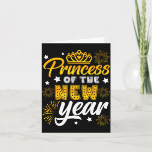 Princess Of The New Year 2026 New Years Eve Firewo Card
