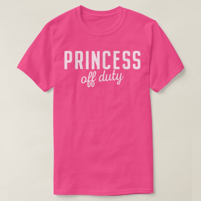 Princess Off Duty Civilian Princess Costume Disgui T-Shirt (Design Front)