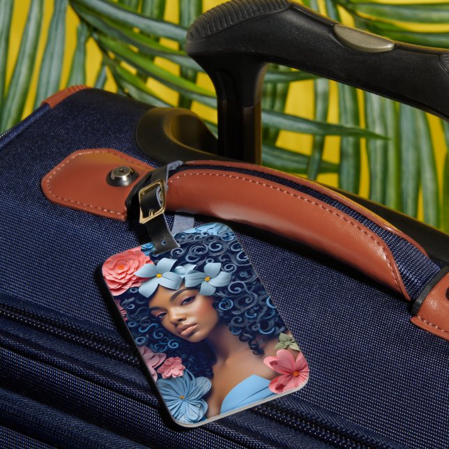 Princess Okoye Luggage Tag (Front Insitu 1)