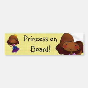 Princess on Board customisable sticker