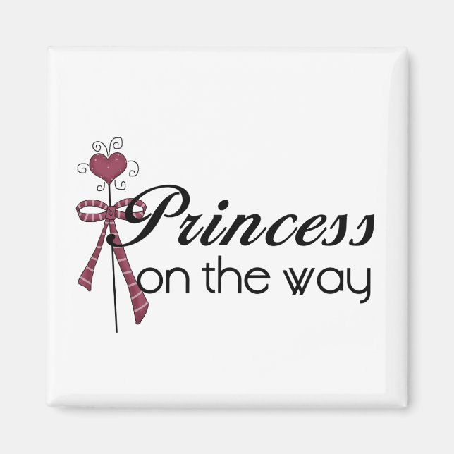 Princess on the Way Magnet (Front)