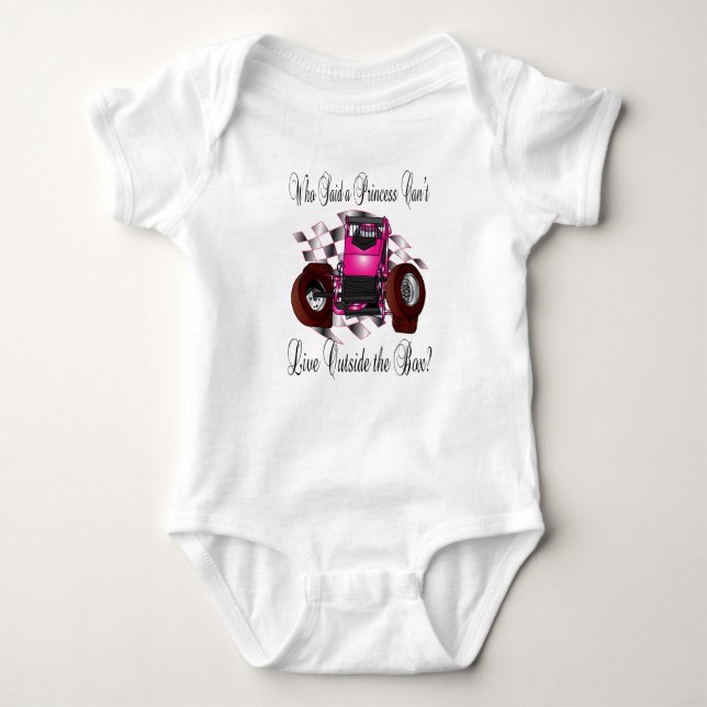 Princess outside the bos baby bodysuit (Front)