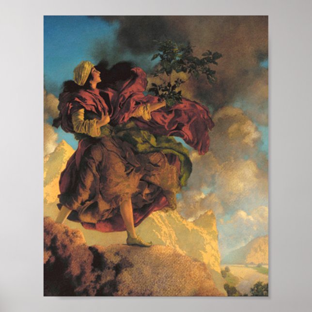 Princess Parizade Bringing Home Maxfield Parrish Poster (Front)
