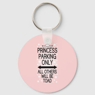 Princess Parking Only Key Ring