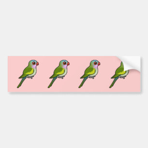 Princess Parrot Bumper Sticker