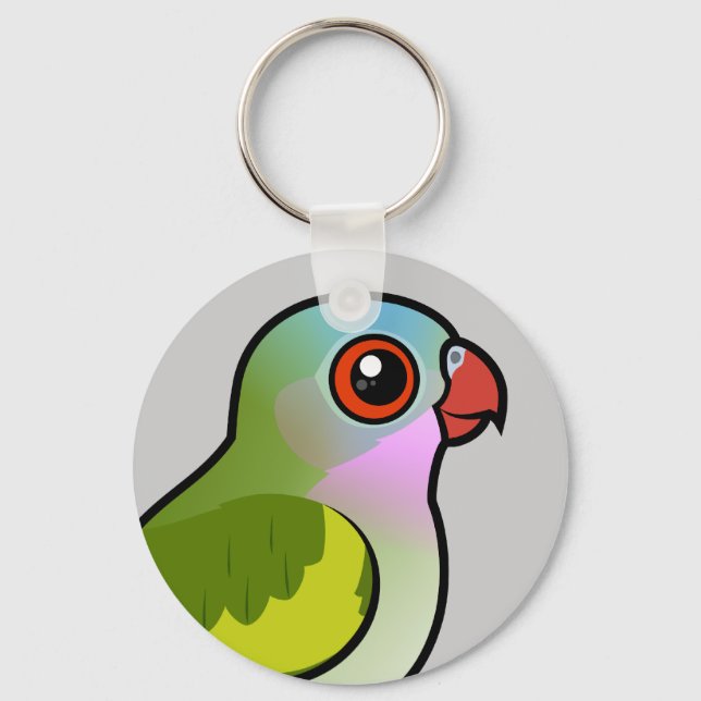 Princess Parrot Key Ring (Front)