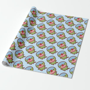 Princess Parrot Wrapping Paper