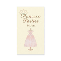 Princess Party Business Card