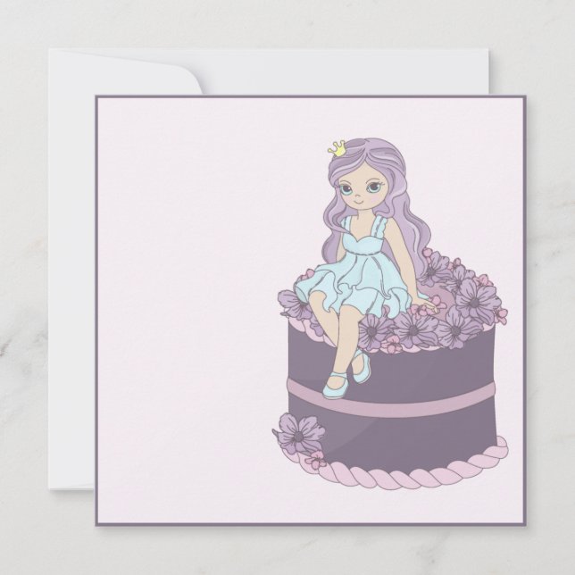 Princess Party Invitation (Front)