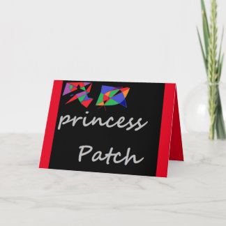 Princess Patch greetings from the cat Card