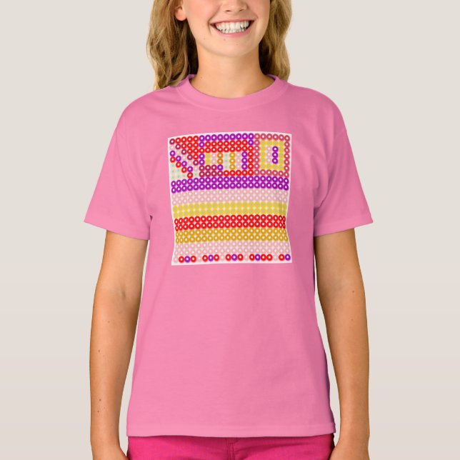 Princess Pattern #128 - PrinterKids T-Shirt (Front)