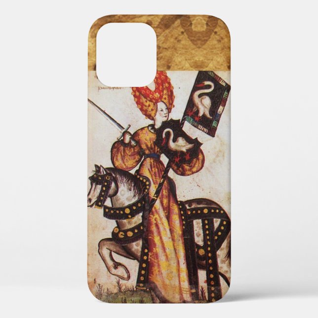 PRINCESS PENTHESILEA AS MEDIEVAL KNIGHT Heraldic  Case-Mate iPhone Case (Back)