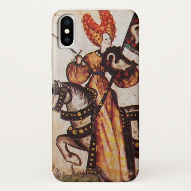 PRINCESS PENTHESILEA AS MEDIEVAL KNIGHT Heraldic  Case-Mate iPhone Case (Back)