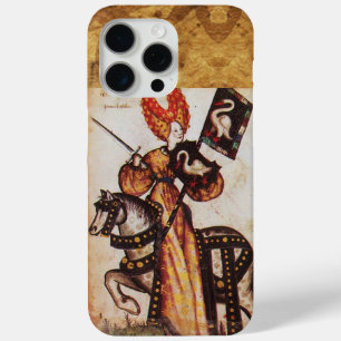 PRINCESS PENTHESILEA AS MEDIEVAL KNIGHT Heraldic  iPhone 15 Pro Max Case