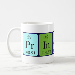 Princess periodic table name mug