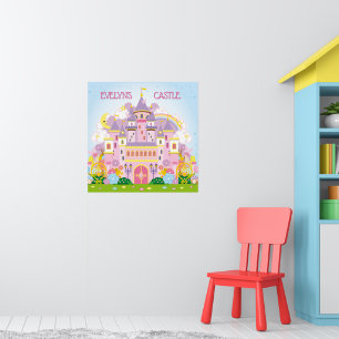 Princess! Personalised Castle wall decor poster