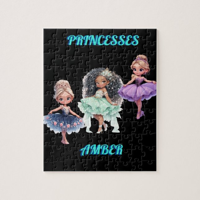 "PRINCESS" PERSONALIZED  JIGSAW PUZZLE (Vertical)