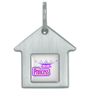 PRINCESS PET NAME TAG