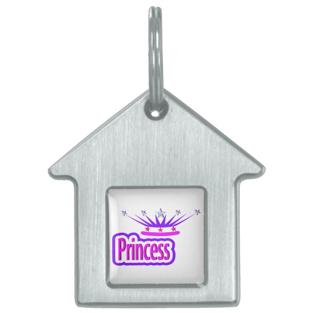 PRINCESS PET NAME TAG (Front)