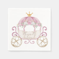 Princess Pink Carriage Baby Shower 
