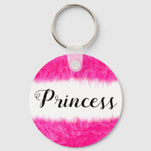 “Princess Pink Fluff” Key Ring