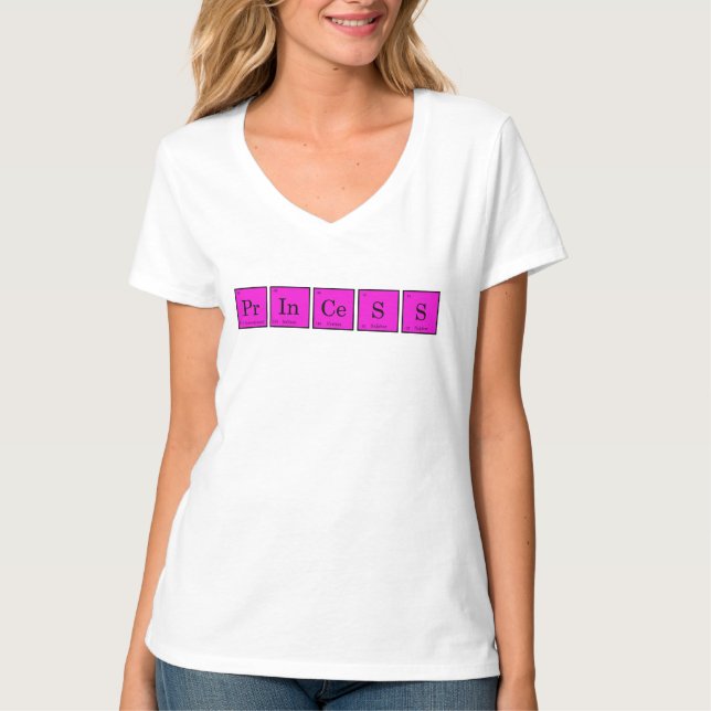 PrInCeSS - Pink Womens T-Shirt (Front)