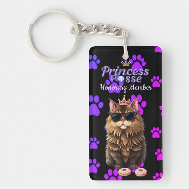 Princess Posses Honorary Member Key Ring (Front)