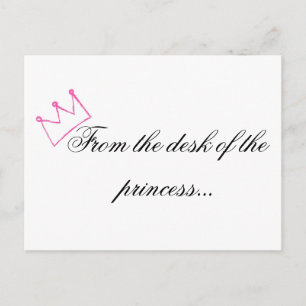Princess postcard