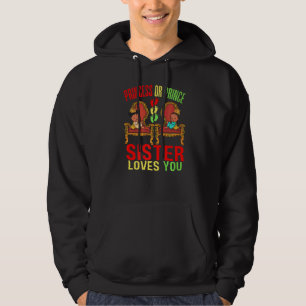 Princess Prince Sister Loves You Baby Shower Gende Hoodie