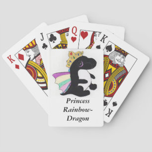 Princess Rainbow-Dragon playing cards by JML